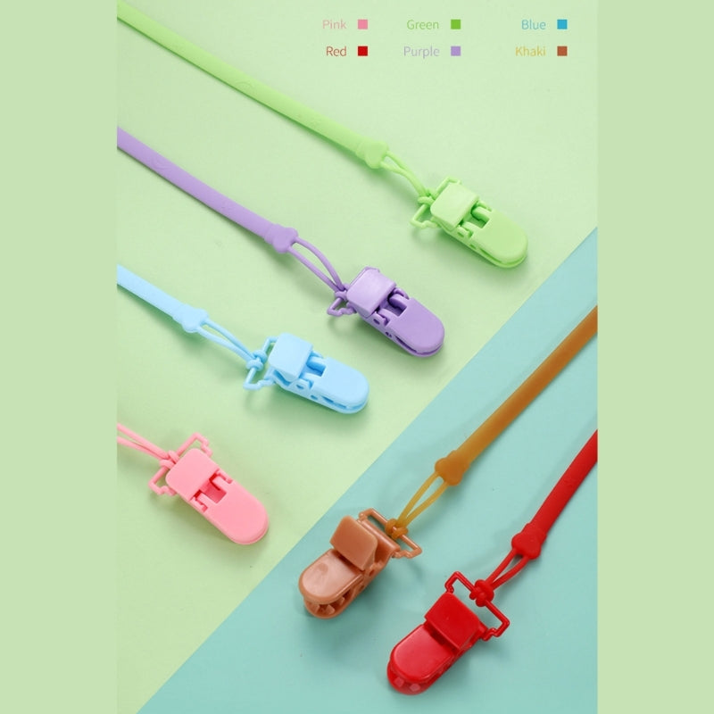 Pacifier Chain Silicone Strap BPA Holder Soother Chain Accessories