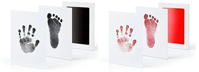 Non-Toxic Baby Handprint Kit: Capture Newborn Footprints & Handprints - Perfect for Baby Souvenirs and Gifts Baby Handprint