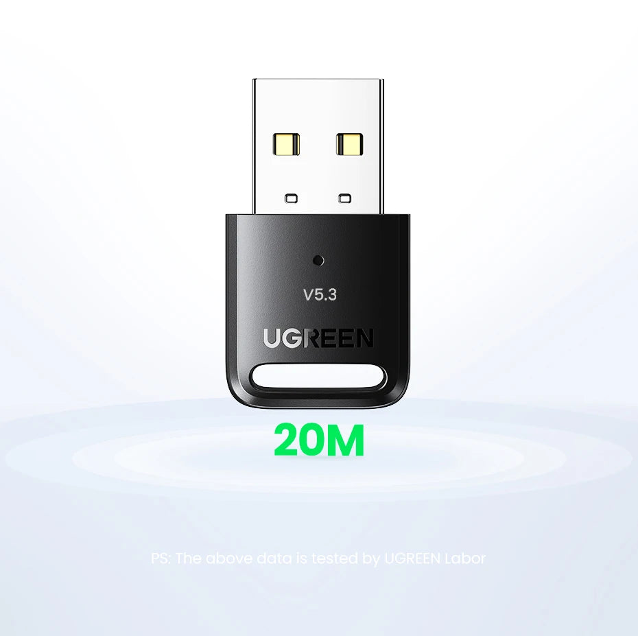 UGREEN USB Bluetooth 6.0 5.4  Dongle Adapter for PC Speaker Wireless Mouse Keyboard Music Audio Receiver Transmitter Bluetooth