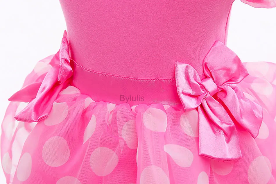 Baby Girls Costumes Kid Romper Tutu Dress with Headband Infant Baby Girl Princess Alice Clothes Aurora Belle Dress Party Costume