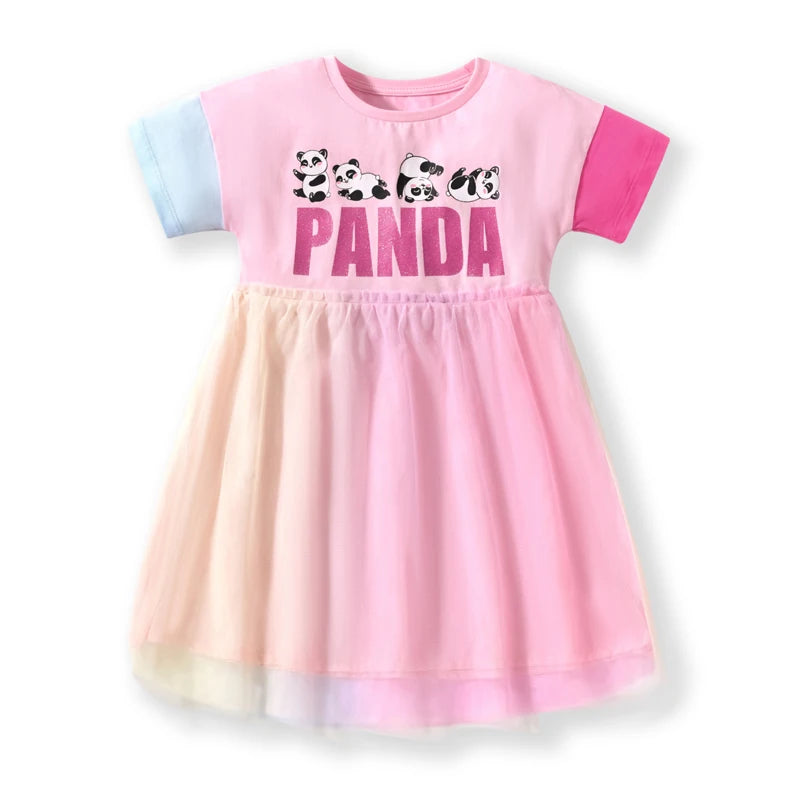 Little maven Baby Girls Casual Clothes Little  Girls 2026 New Summer Dress Kids Elegant Party Dress Children's Clothing