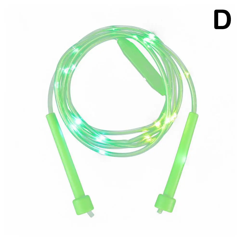 Illuminated Jump Rope Kids Night Exercise Fitness Training Entertainment Glowing Rope Skipping Fun Toys Optical Playing Led Lamp