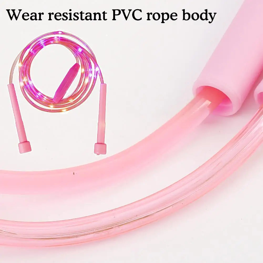Illuminated Jump Rope Kids Night Exercise Fitness Training Entertainment Glowing Rope Skipping Fun Toys Optical Playing Led Lamp