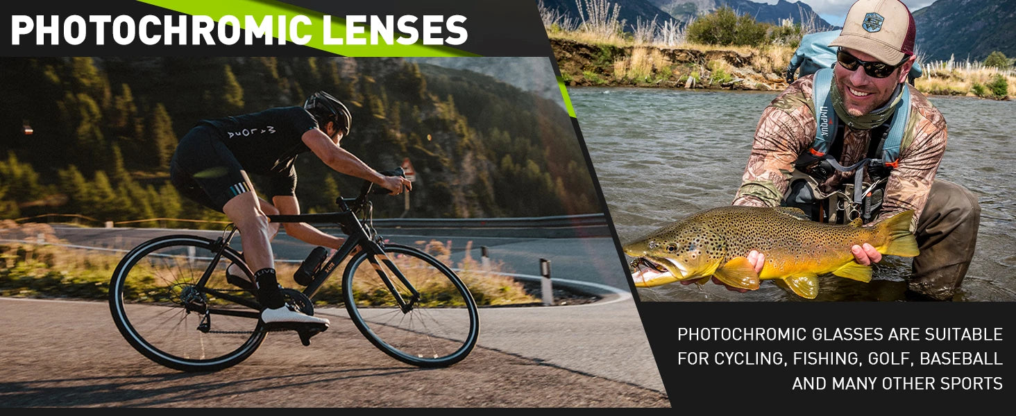 Scvcn Photochromic Sunglasses Cycling Glasses Bike Running Man Sun Bicycle Sports MTB Road Eyewear for Women Cycle Goggles 2023