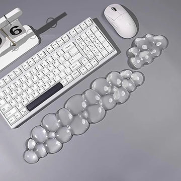 Mouse pad Wrist antislip silicone transparent Wrist brace Support Mat Memory Wrist Mouse Pad Computer Laptop keyboard Mat