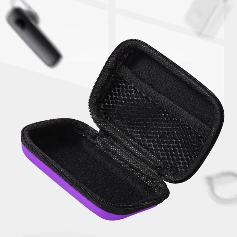 Sundries Travel Storage Bag Charging Case for Earphone Package Zipper Bag Portable Travel Cable Organizer Electronics Storage