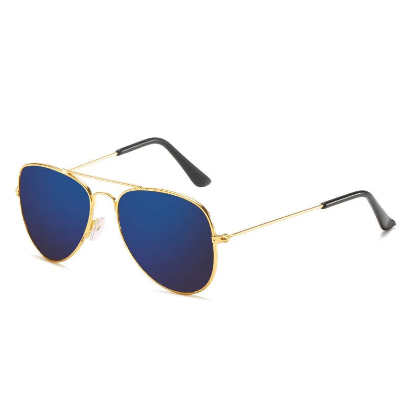 FASHION Children's student sunglasses men and women color reflective sunglasses toad mirror cute baby kids sun glasses