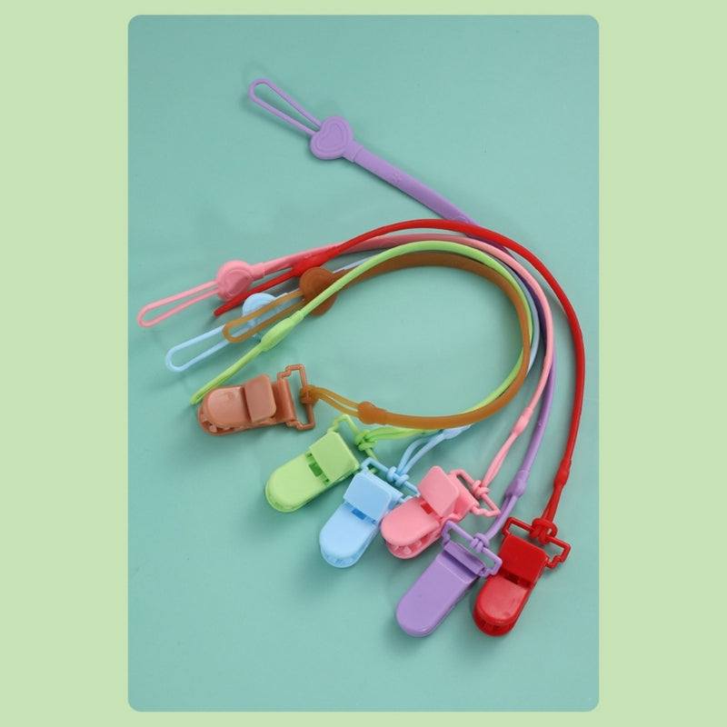 Pacifier Chain Silicone Strap BPA Holder Soother Chain Accessories