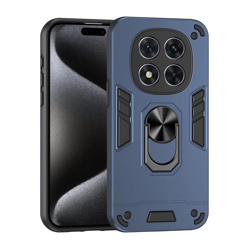 Shockproof Armor Funda For Xiaomi Redmi Note 14 Pro 5G 4G Case Magnetic Holder Ring Case For Redmy Note14 Note14pro Plus 5G Capa