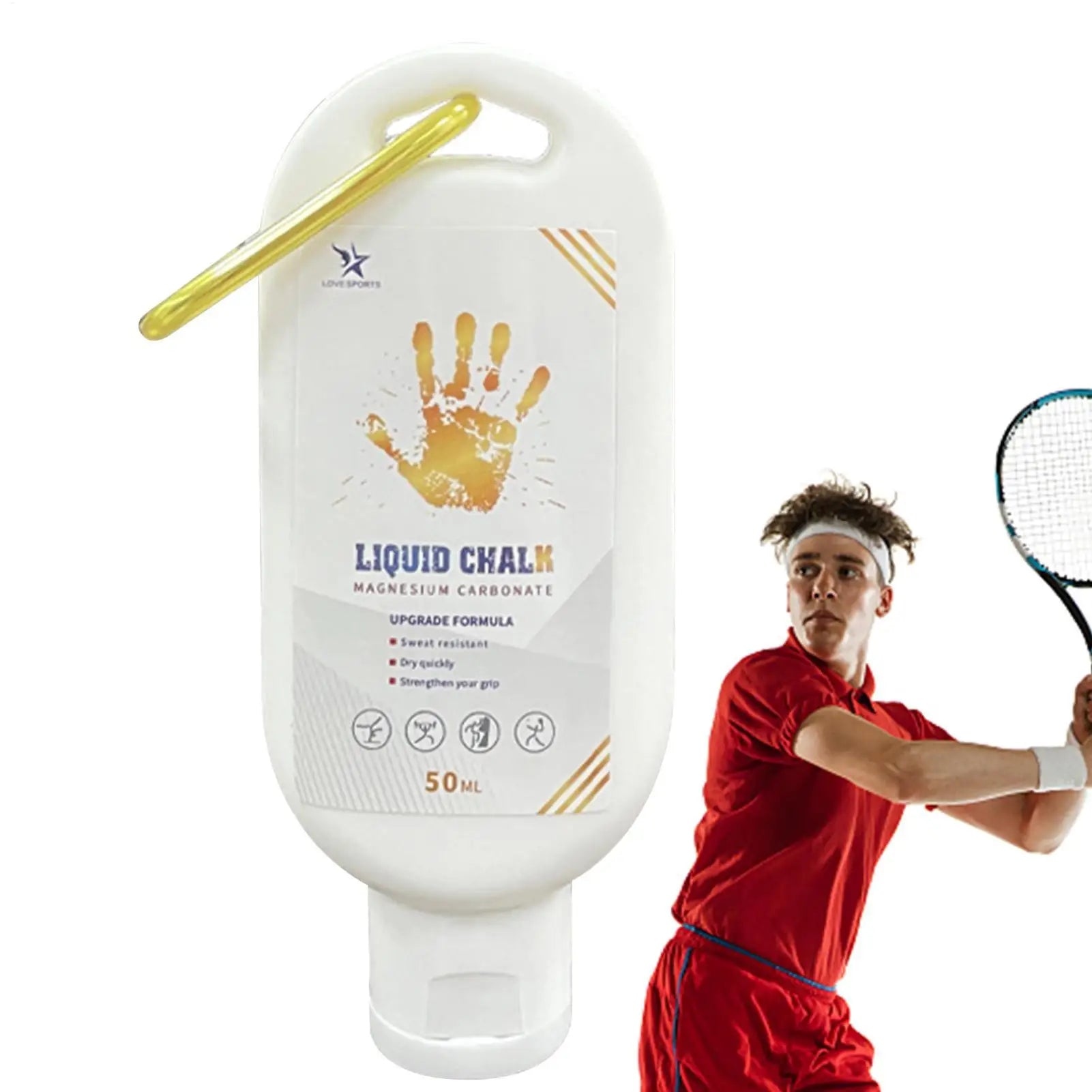 Sports Liquid Magnesium Powder Fitness Lifting Anti Slip Cream Grip Liquid Magnesium Comfortable Feel For Rock Climbing Gym