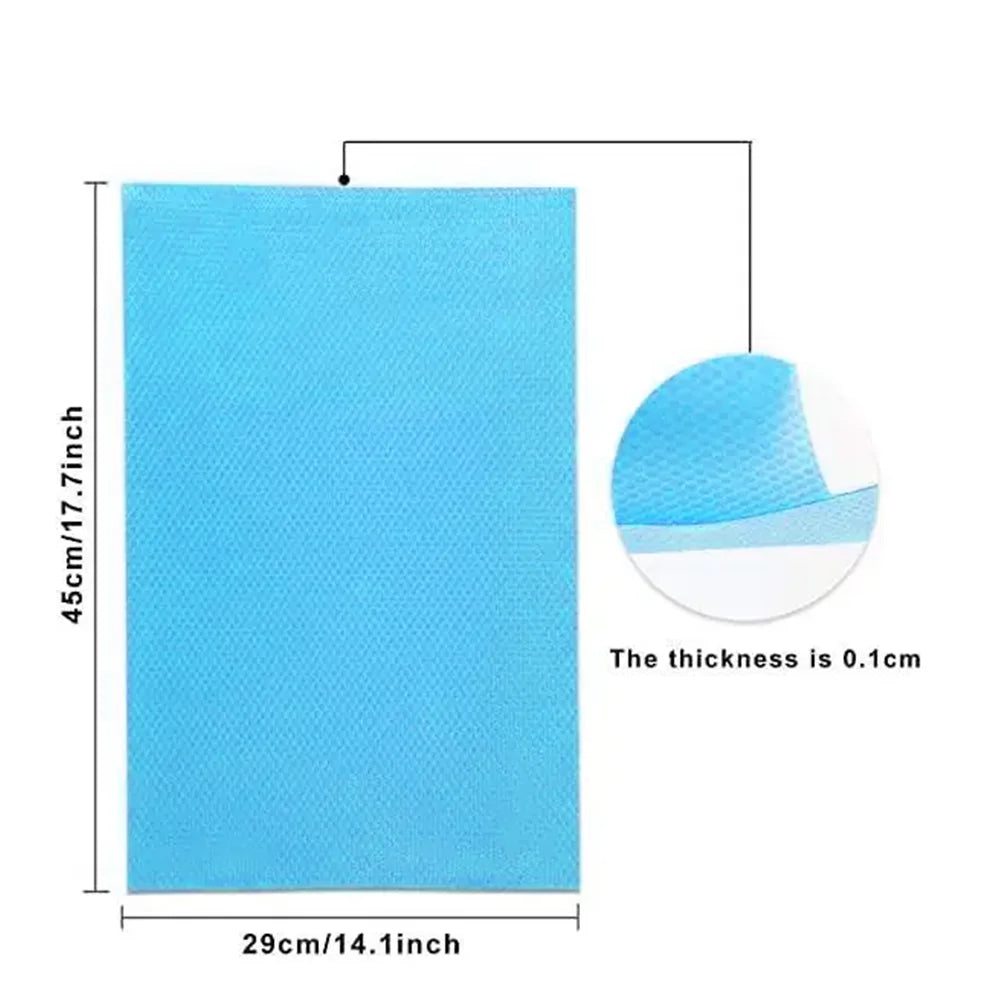 4pcs Refrigerator Liners, MayNest Washable Mats Covers Pads, Home Kitchen Gadgets Accessories Organization for Top Freezer Glass