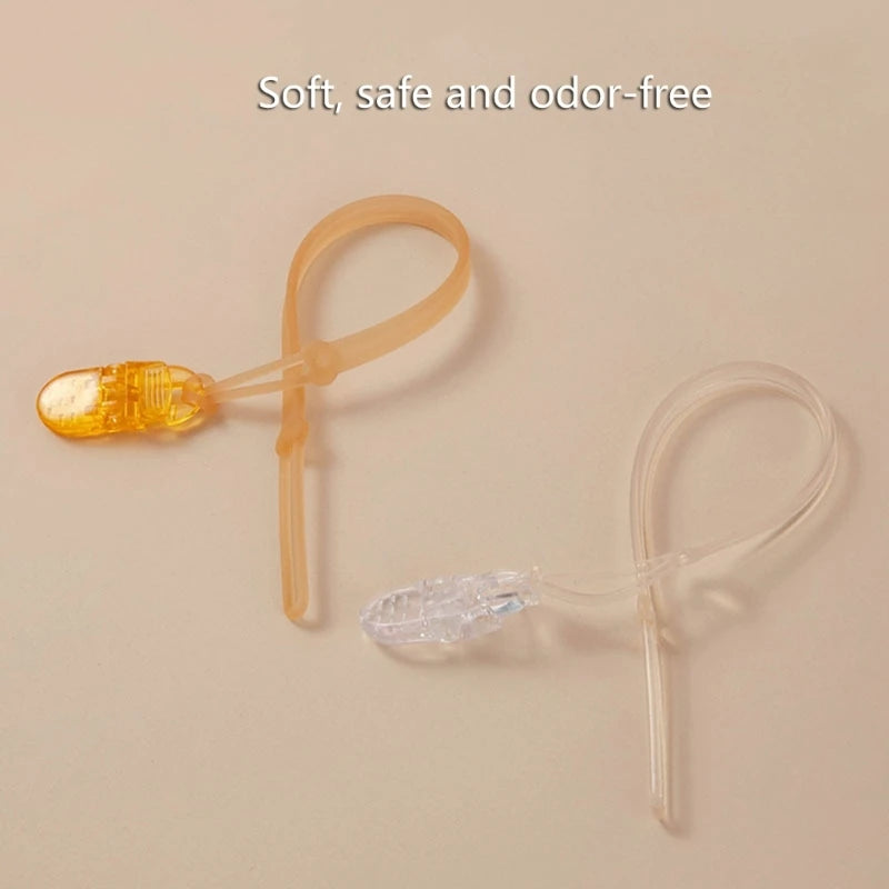 Pacifier Clip Silicone Pacifier Binky Holder Baby Pacifier Strap for Soothies &Teething Toy Shower Gift for Newborns