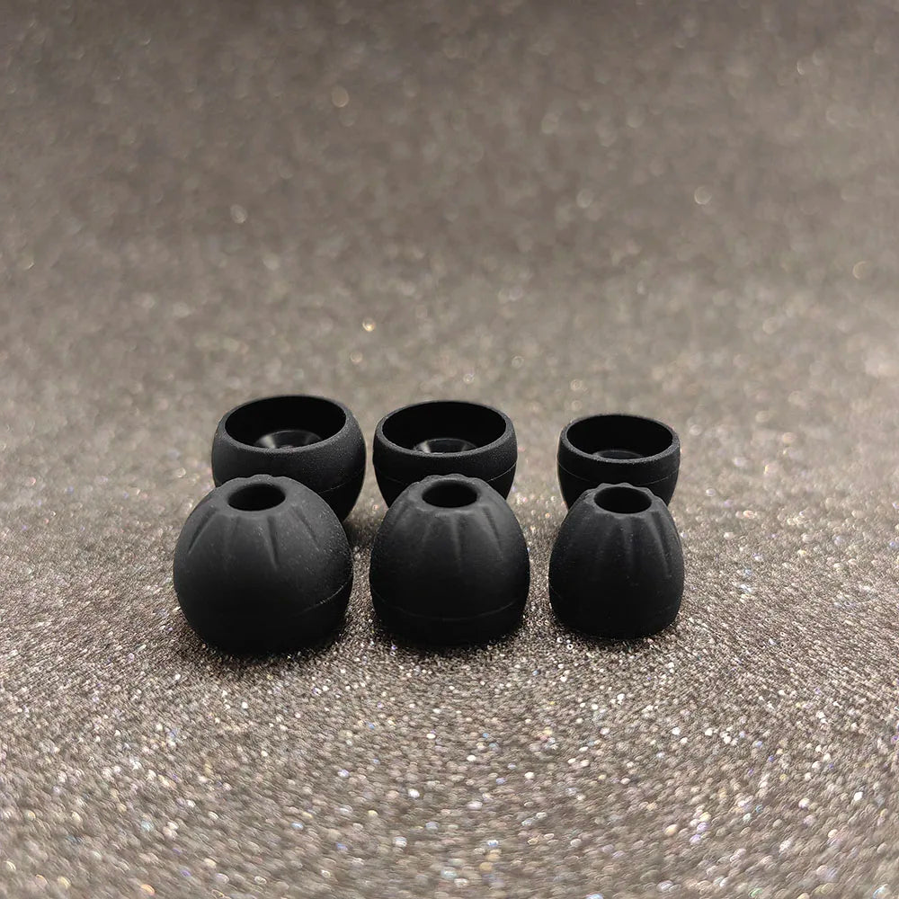 In-Ear Earcaps For KZ Earphones Silicone Covers Cap Replacement Earbud Tips Earbuds Eartips Earplug Ear Pads Cushion 6pcs/3pairs