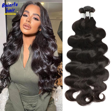 15A Human Hair Bundles Body Wave Unprocessed Virgin Human Hair Extension Real Wavy Weave Body Wave Bundle Human Hair Double Weft