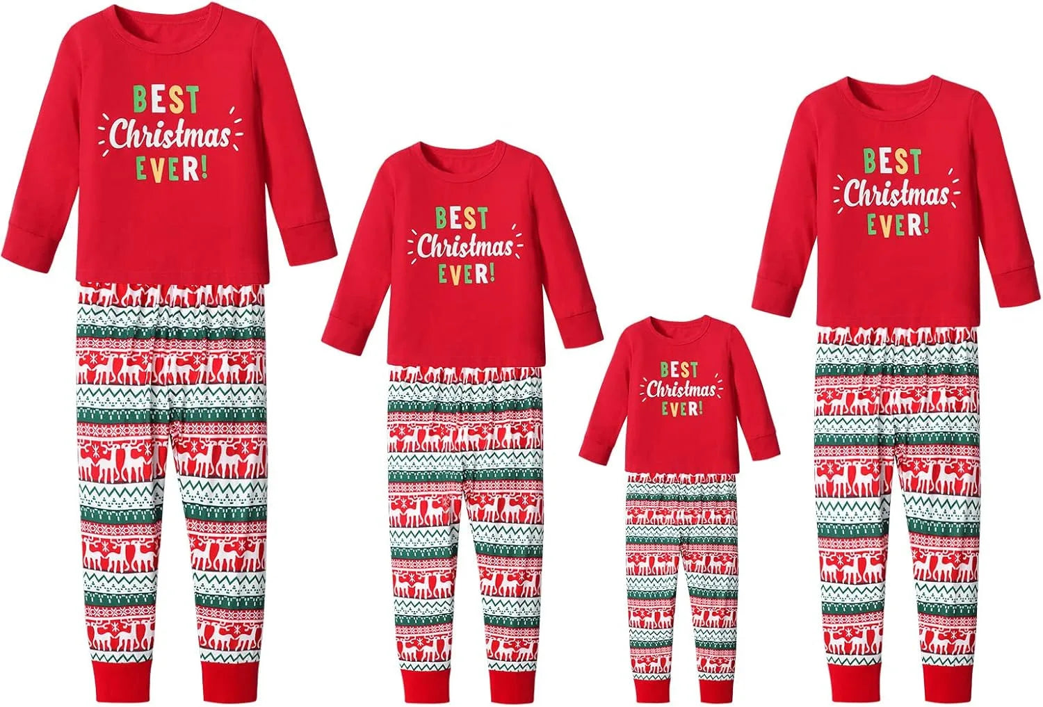 Mom Dad Kids Christmas Print Pajamas Set 2 Piece Pyjama Xmas Family Look Sleepwear Xmas Family Matching Outfits Pjs Loungewear