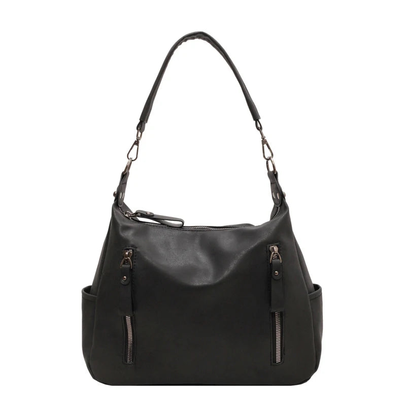 Women Crossbody Bag Luxury Designer Oblique Cross Single Shoulder bag Large Capacity Handbags Retro Matte PU Leather Hobos purse