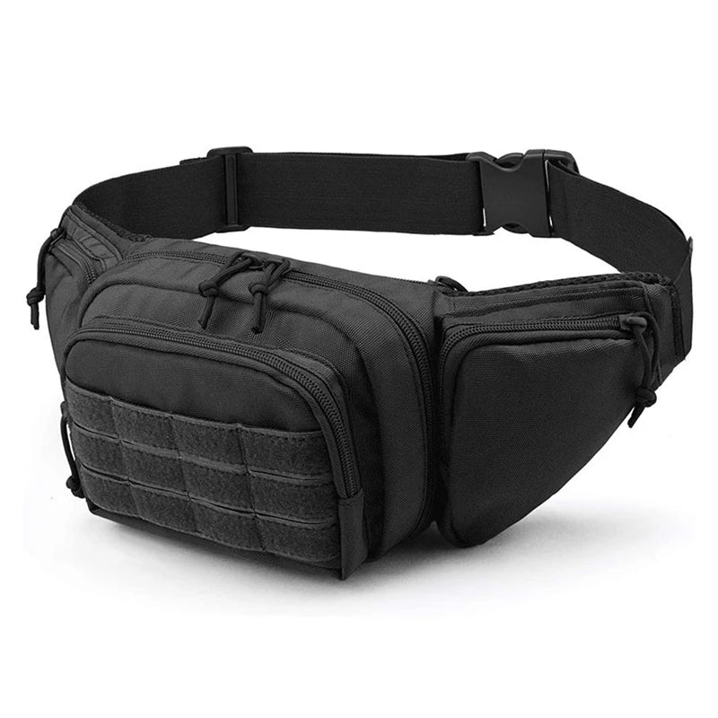 Outdoor MOLLE Fanny Pack, Gun Holster for Multiple Models, Compact & Secure Fit for Utility Accessories