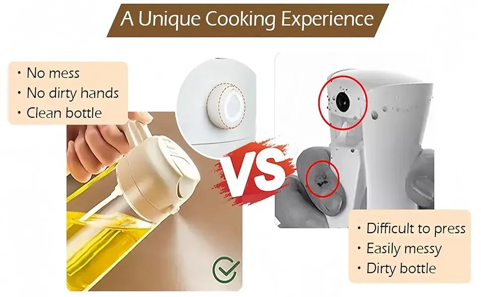 200/300/500ML Pneumatic Spray Bottle Fitness Barbecue Spray Oil Dispenser Kitchen Oil Spray Bottle Cooking Olive Oil Sprayer