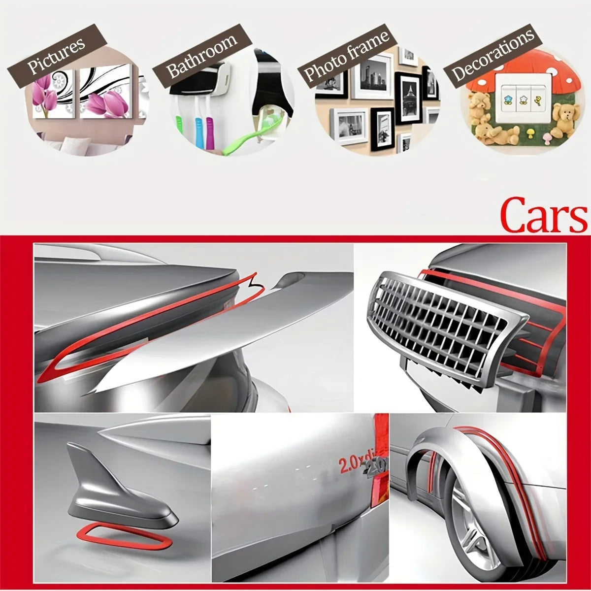 Double Sided Powerful Adhesive Extra Strong Double Tapes Special Double-Sided Tape for Phone Lcd Car Screen Repair TapeStickers