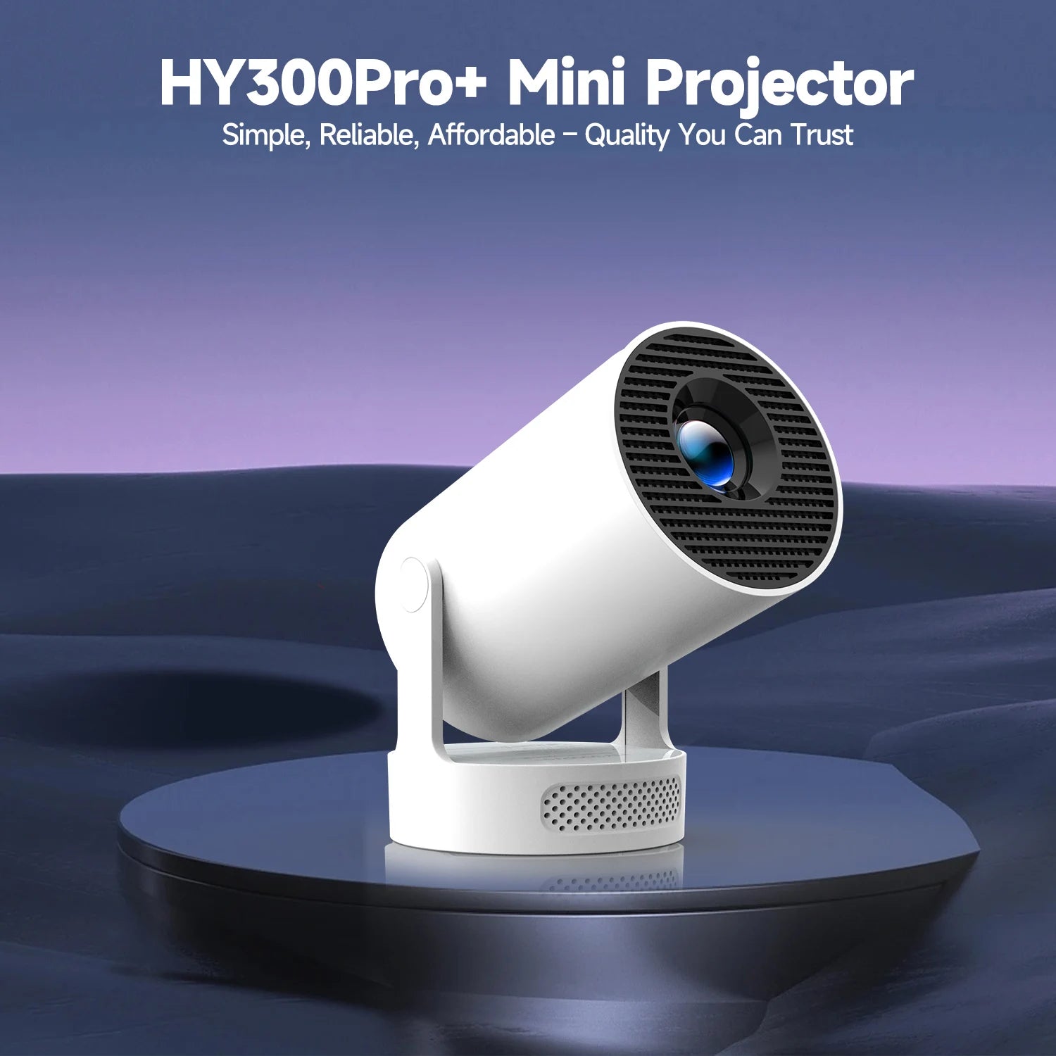 Magcubic 8K HY300 Pro + Projector Built in 5W Speaker 1280*720P Android 14 8000 Lumens Wifi6 BT5.4 Outdoor Portable Projector