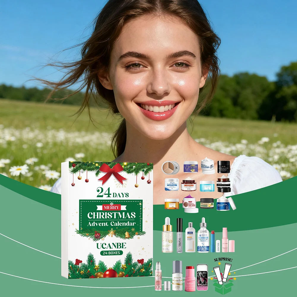 Xmas Beauty Box Beauty Skincare Advents Calendar Xmas Makeup Present Set For Adult Women Teen Girls Skin Care Birthday Present
