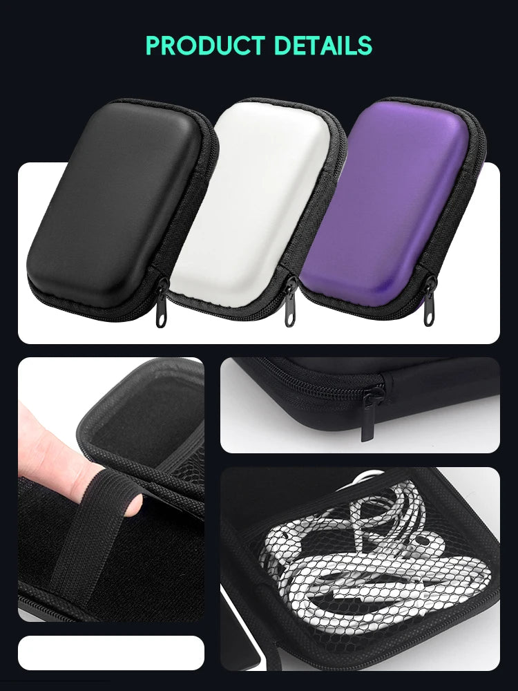 DATA FROG Case for Anbernic RG35XX Plus Miyoo Mini Plus R36S R35S Cases EVA Cover Protable Bag Gaming Accessories