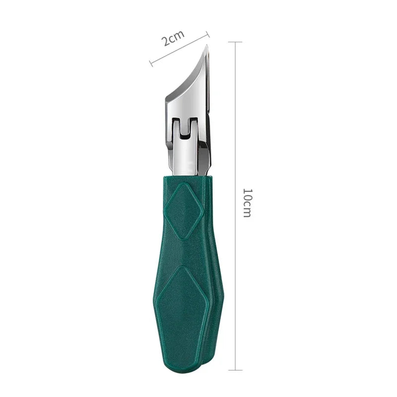 25° Slant Edge Nail Clipper Wide Opening Stainless Steel Professional Ingrown Toenail Tools Eagle Beak Oblique Toe Nail Trimmers