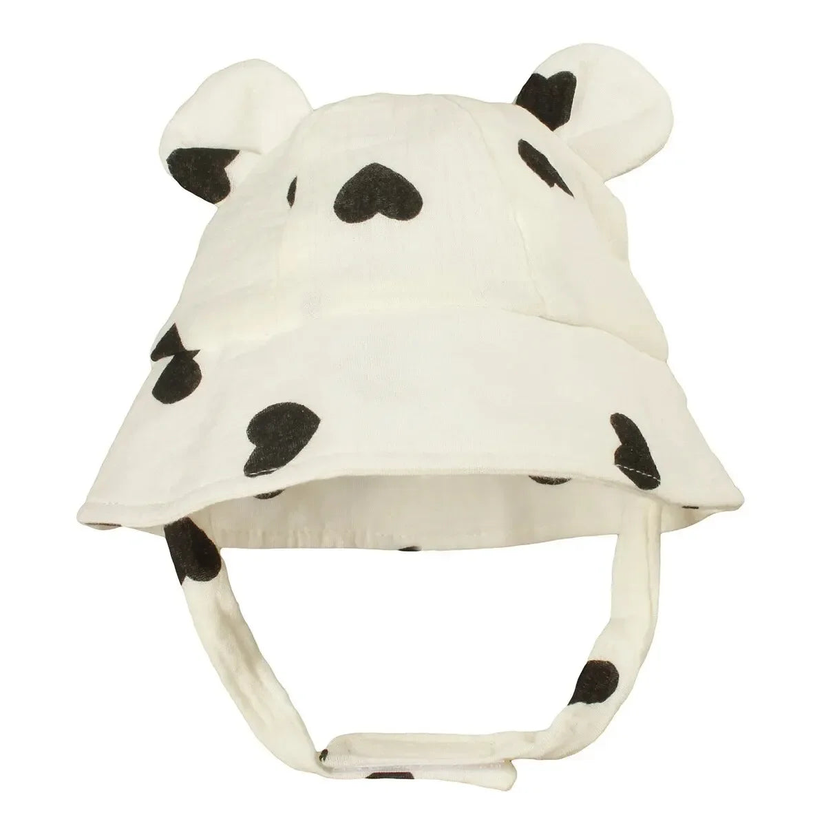 2026 Newborn Boys Girls Bucket Hat Summer Kids Toddler Panama Cap 0 to 12 Months Soft Cotton Baby Sun Hat With Ears Cute Bunny