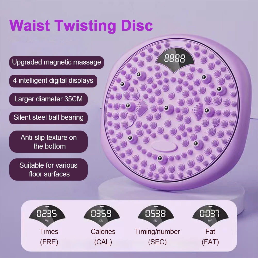 Waist Twisting Disc Magnet Foot Massage Board Fitness Twisting Waist Plate Portable Magnetic Foot Massage Twisting Machine