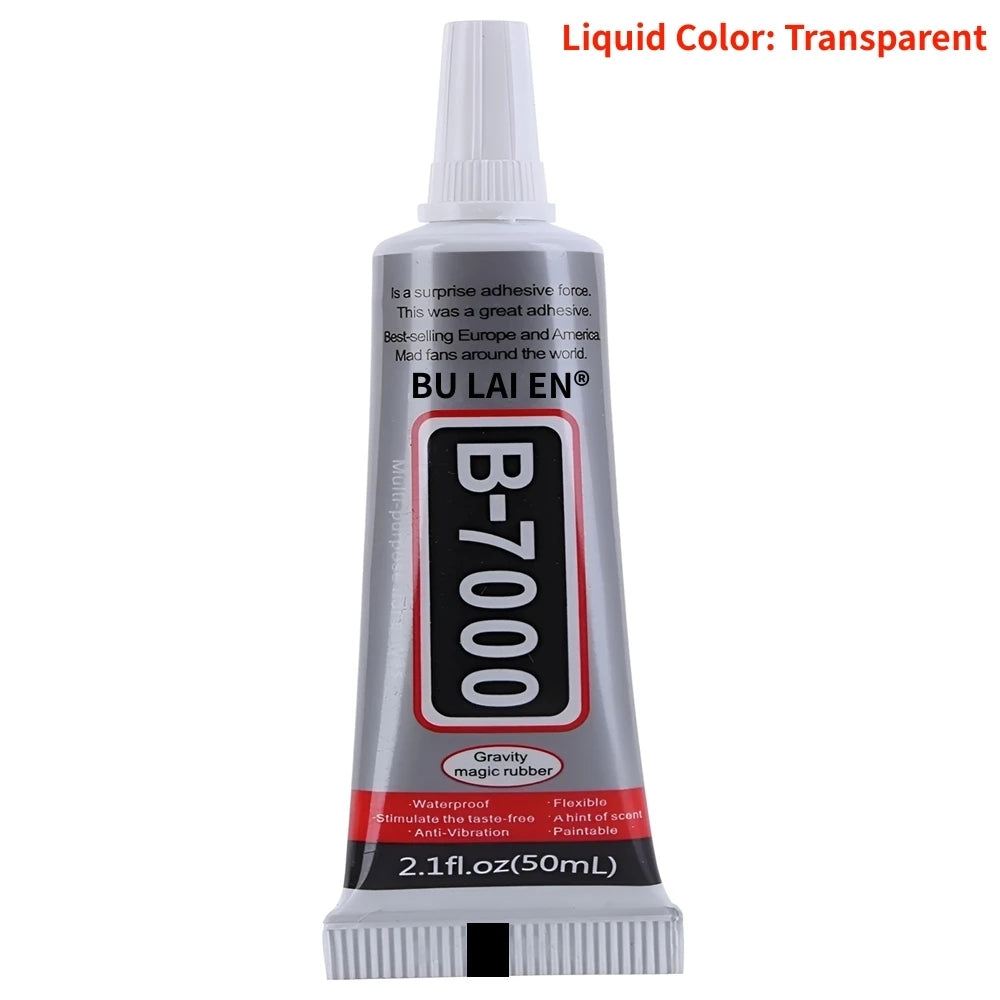 15ML 50ML 110ML B7000 Clear Contact Phone Repair Adhesive Universal Glass Plastic DIY Glue T7000 with Precision Applicator Glue