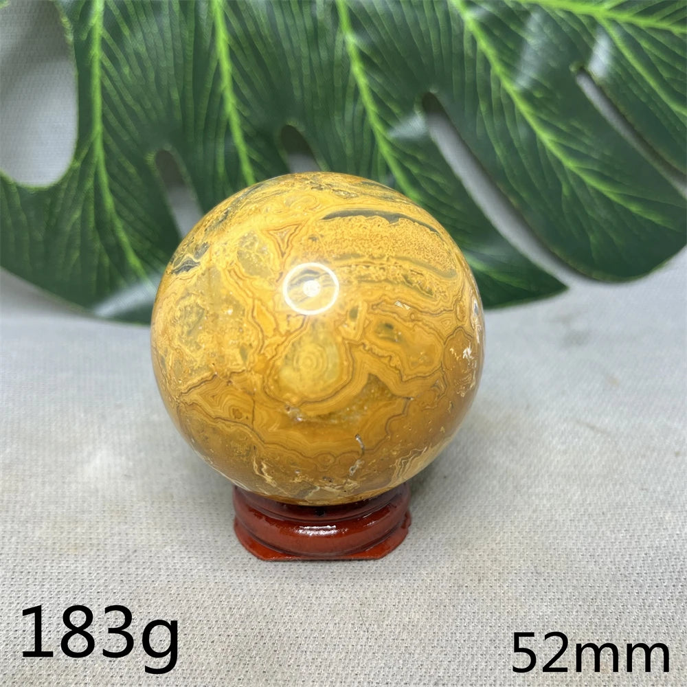 Mexico  Crazy Agate Natural Rock Globular Agate Polishing Energy Health and Beauty Garden Decoration Witchcraft Spirit  Healing