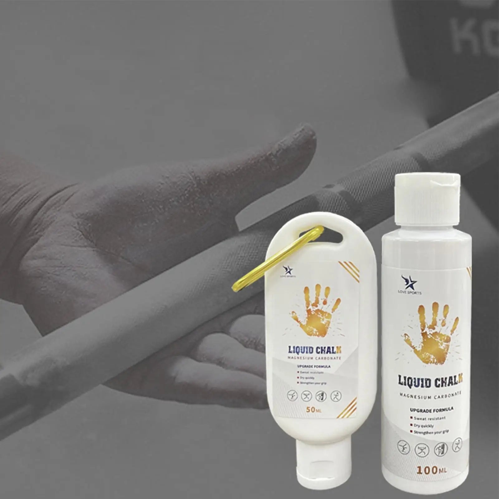 Sports Liquid Magnesium Powder Fitness Lifting Anti Slip Cream Grip Liquid Magnesium Comfortable Feel For Rock Climbing Gym
