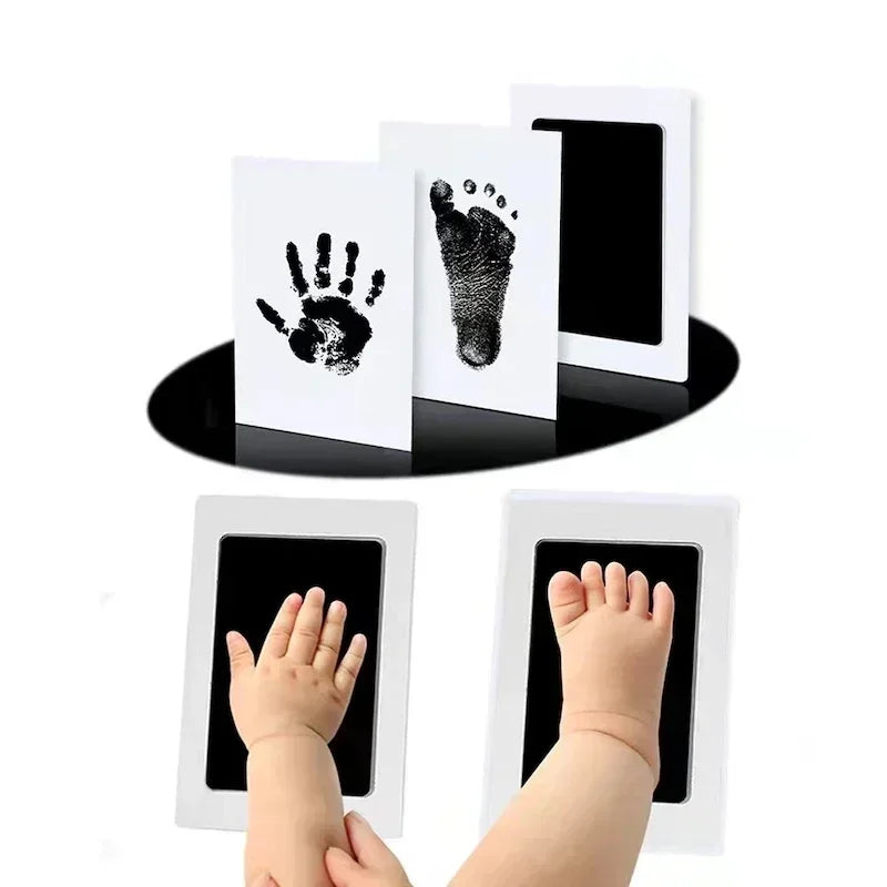 Non-Toxic Baby Handprint Kit: Capture Newborn Footprints & Handprints - Perfect for Baby Souvenirs and Gifts Baby Handprint
