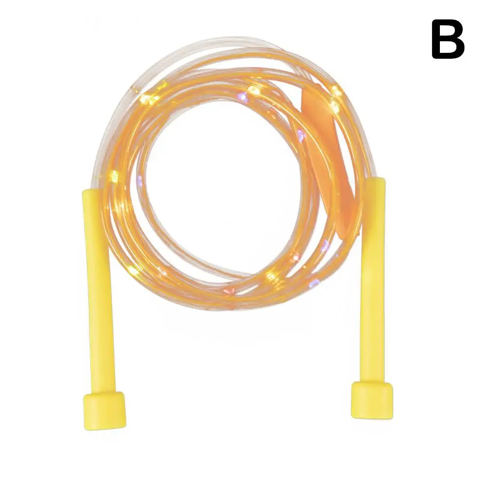 Illuminated Jump Rope Kids Night Exercise Fitness Training Entertainment Glowing Rope Skipping Fun Toys Optical Playing Led Lamp