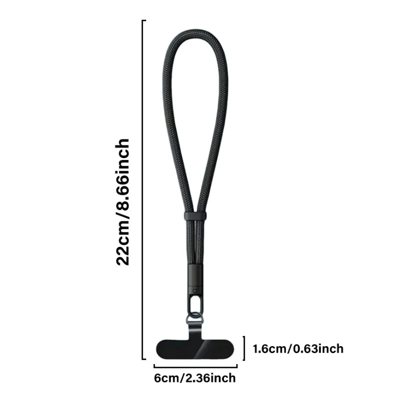 Mobile Phone Adjustable Short Lanyard Universal Colorful Hand Wrist Straps Rope For Cell Phone Case Accessories Anti-Lost Straps