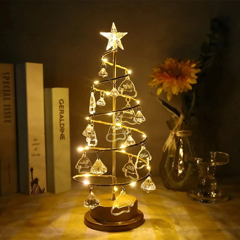 MaiLun Personalized Family Names Charms Christmas Tree Decoration Christmas Gift