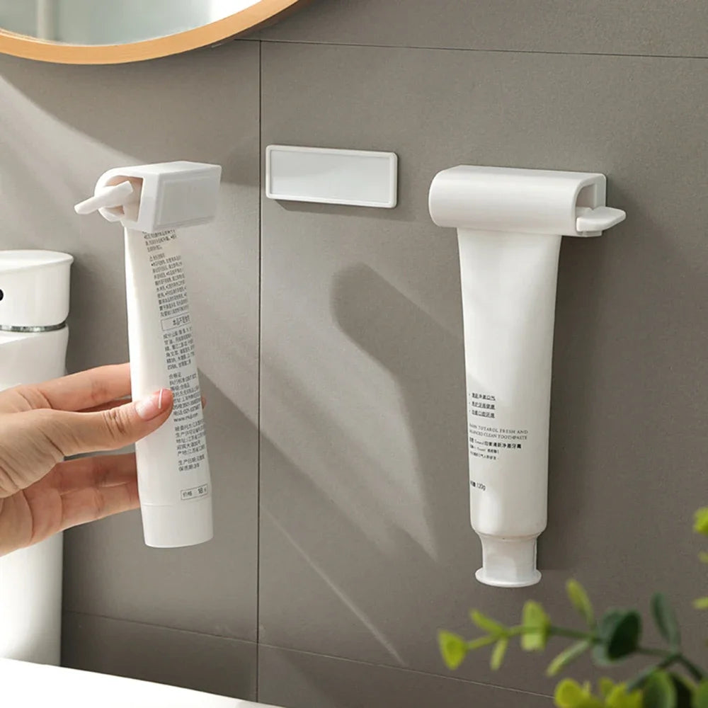 1Pcs New Manual Toothpaste Squeezer with Magnetic Holder — For Home Use (Toothpaste, Facial Cleanser, Hand Cream)