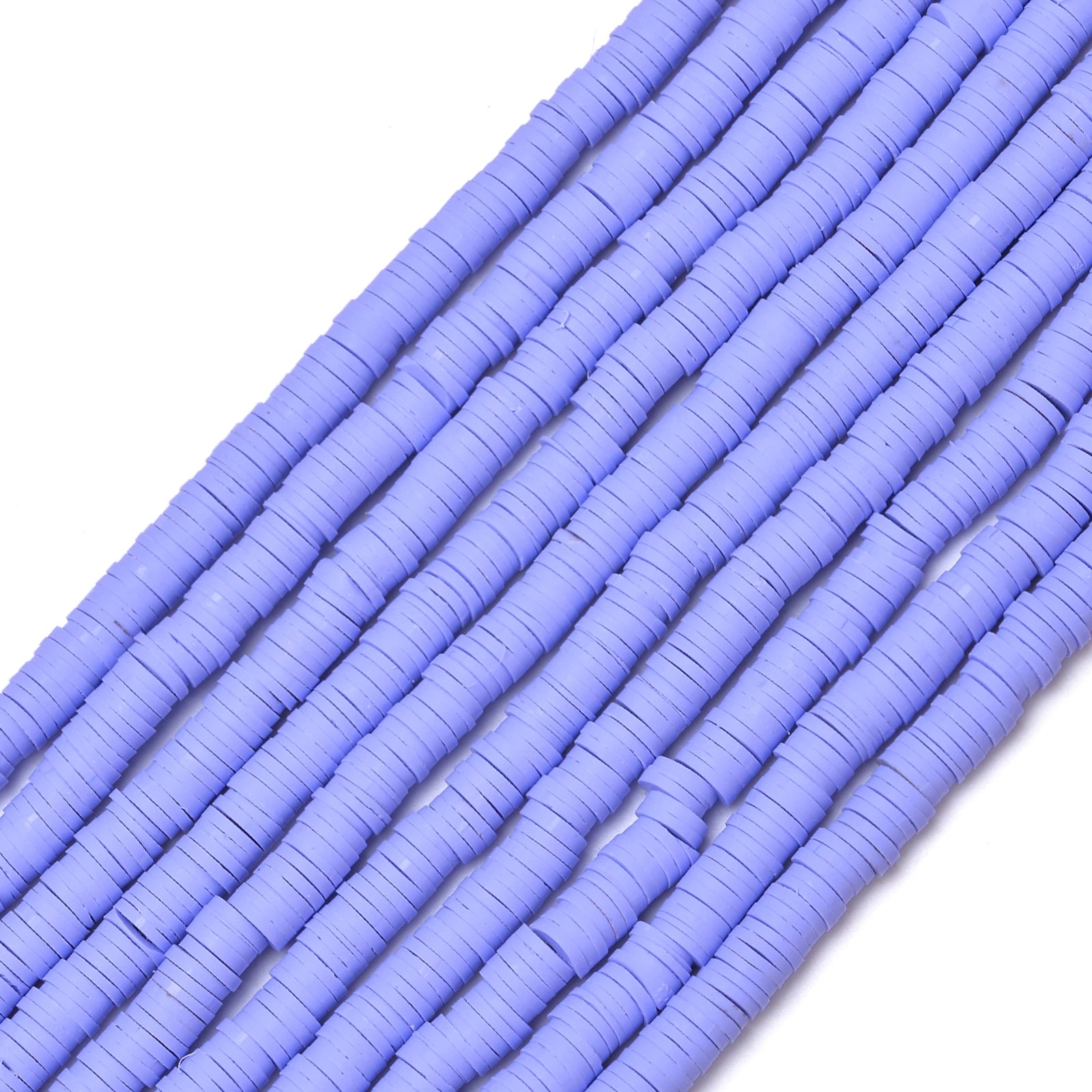 350pcs 6mm Flat Round Polymer Clay Beads Loose Spacer Beads for Jewelry Making DIY Needlework Bracelet Necklace Earrings