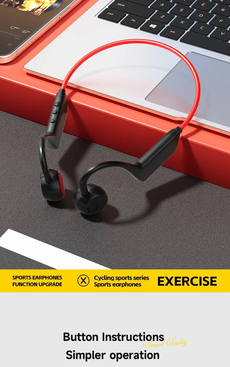 Lenovo Bone Conduction Headset Wireless Swimming Sports Headphone IPX8 Bluetooth 5.4 With Mic Waterproof Exercise Fitness 2026