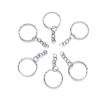25mm key ring four chain toy accessories Hardware accessories diy handmade materials
