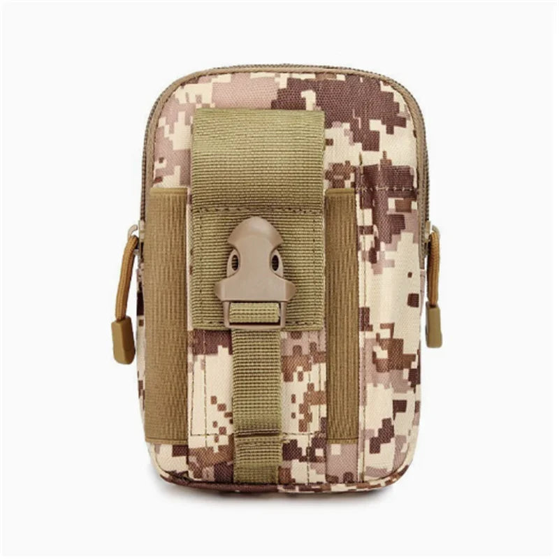 HOMEFISH Men's Waist Bag Jungle Camouflage Hanging Package Men Outdoor Sports Waist Bag Multifunctional Bags For Male