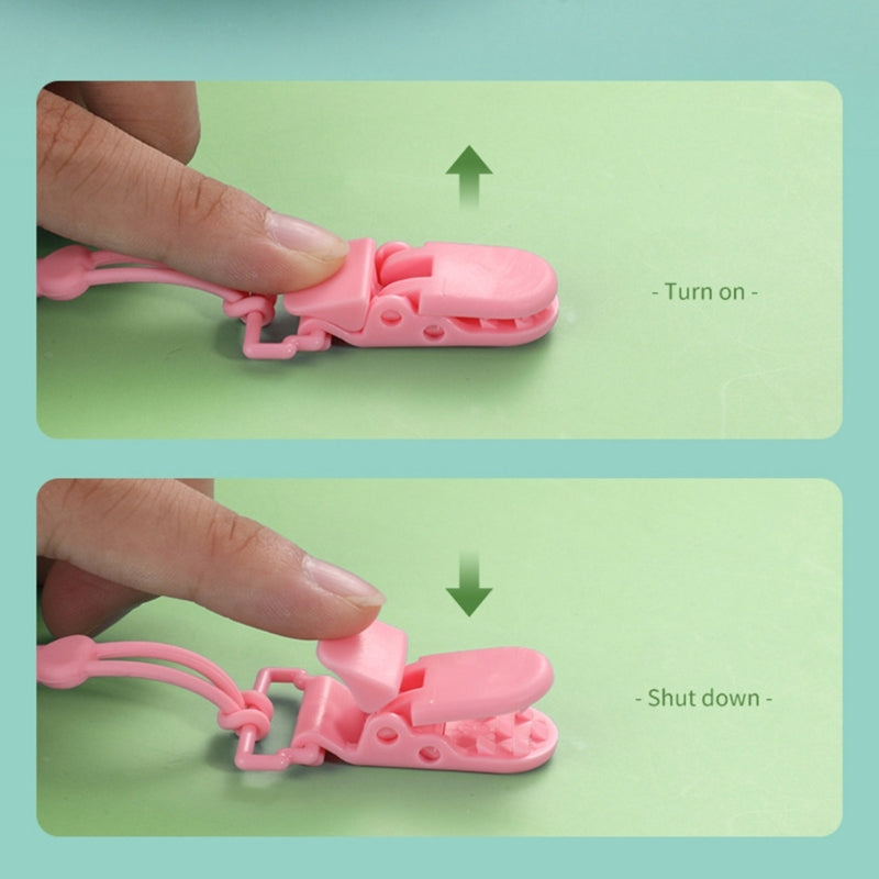 Pacifier Chain Silicone Strap BPA Holder Soother Chain Accessories