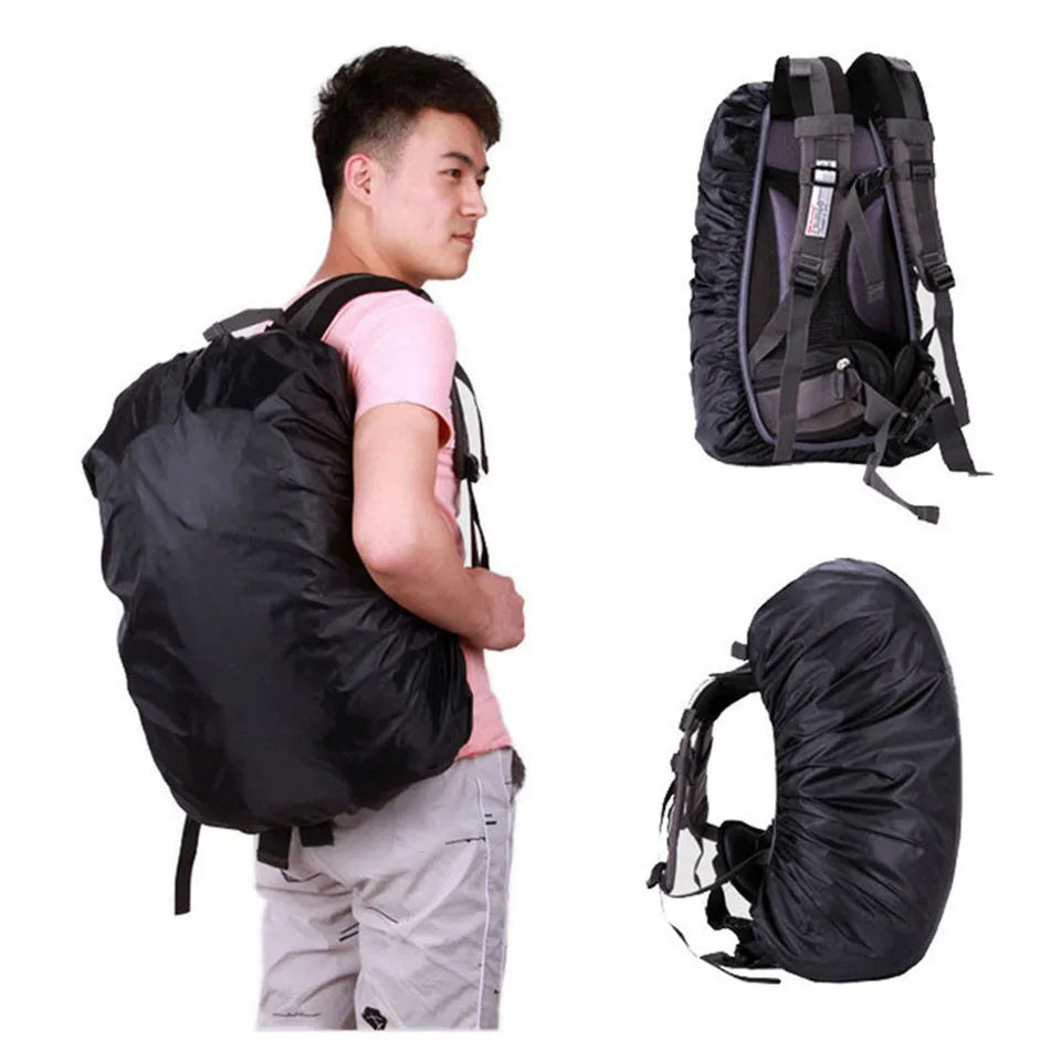 KoKossi 1Pcs 20-60L Climbing Backpack Rain Cover Outdoor Hiking Camping Backpack Waterproof Cover Backpack Dust Cover Unisex