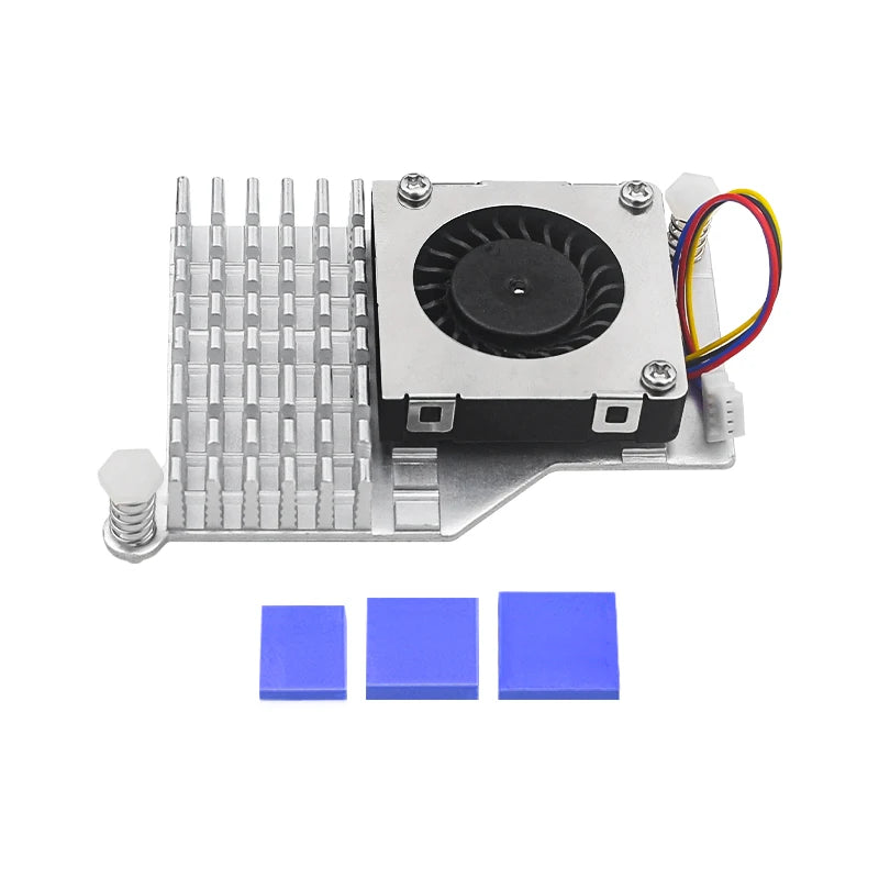 Raspberry Pi 5 Active Cooler  Aluminum Heatsink PWM Cooling Fan Speed Adjustable Black Silver Blue Radiator for Raspberry Pi 5