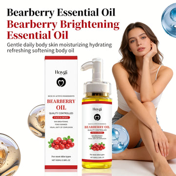 Bearberry Essential Oil Firming Moisturizing Skin Reduce Dryness Enhance Elasticity Brighten Dullness Skin Strengthen Body Oil