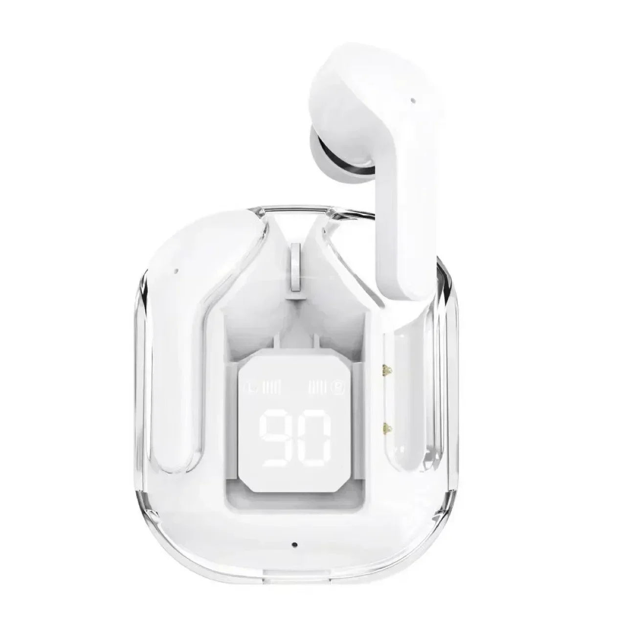 Wireless Bluetooth Headphones Tws in -ear Wireless Earphones with Microphone Led Display for Call Game Music Sports
