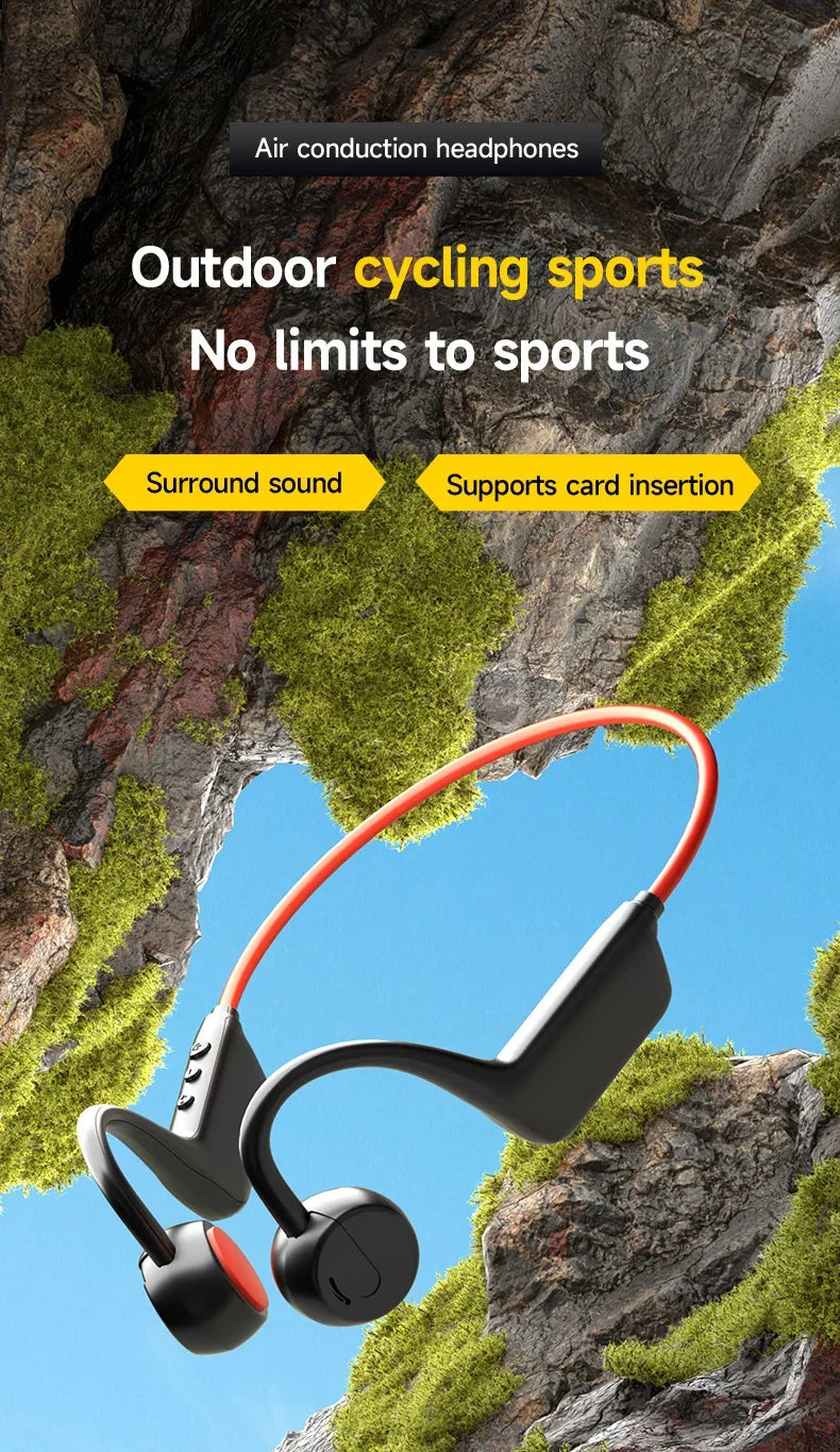 Lenovo Bone Conduction Headset Wireless Swimming Sports Headphone IPX8 Bluetooth 5.4 With Mic Waterproof Exercise Fitness 2026