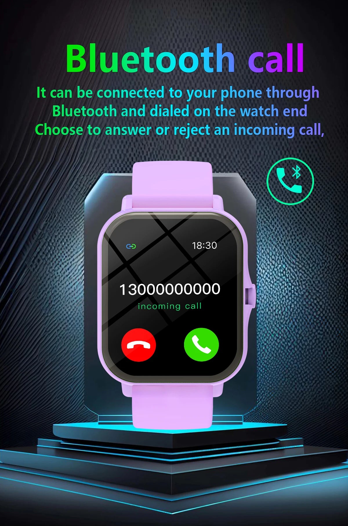2026 New Smartwatch 1.83"Screen Bluetooth Call Voice Assistant Music Control Fitness Tracker for Android/IOS Phone Children Gift