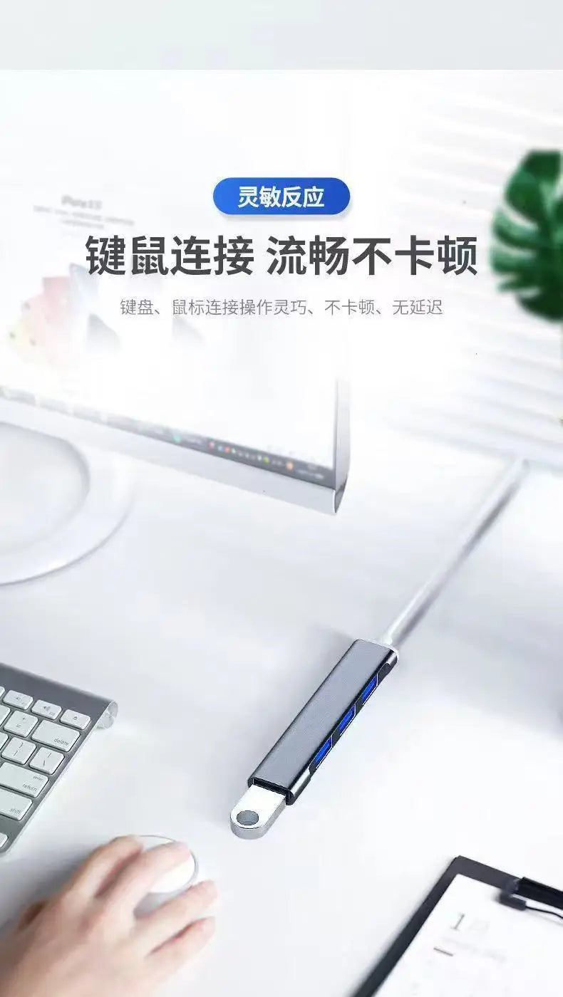 USB C HUB 3.0 Type C Extender 4 Port Splitter Adapter OTG Docking Station For Phone Macbook Pro 13 15 Air PC Laptop Computer Hub