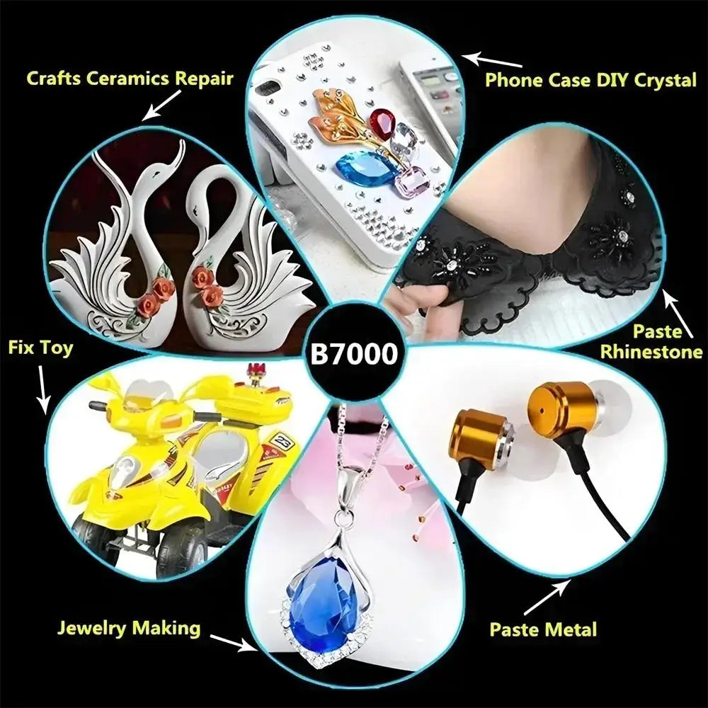 15ML 50ML 110ML B7000 Clear Contact Phone Repair Adhesive Universal Glass Plastic DIY Glue T7000 with Precision Applicator Glue